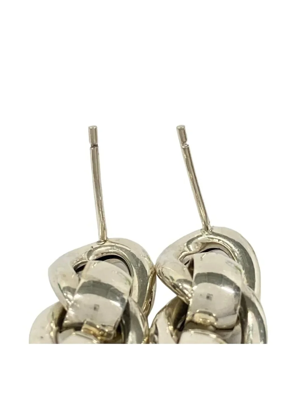 Bottega Veneta Earrings Silver Chain